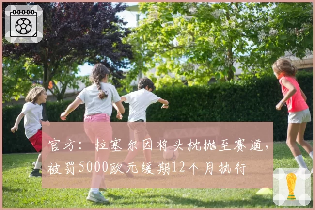 官方：拉塞尔因将头枕抛至赛道，被罚5000欧元缓期12个月执行