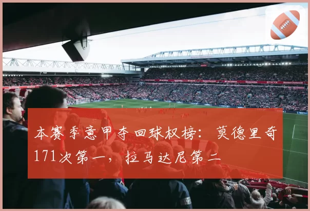 本赛季意甲夺回球权榜:莫德里奇171次第一,拉马达尼第二