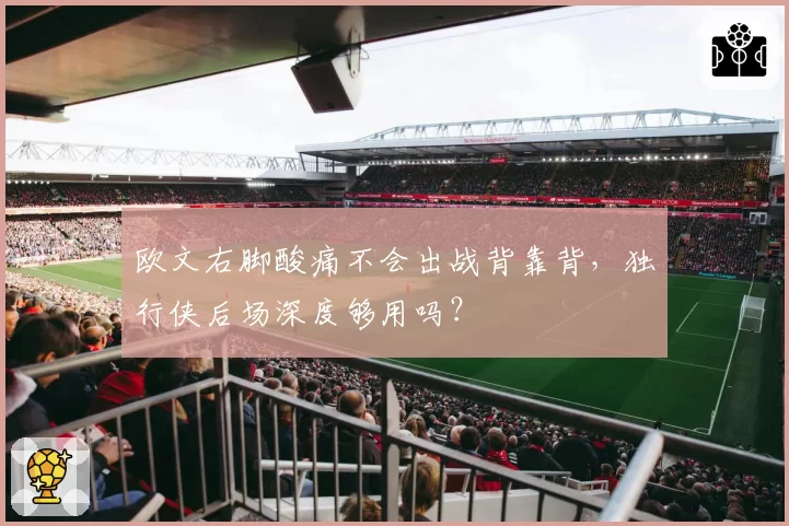 欧文右脚酸痛不会出战背靠背，独行侠后场深度够用吗？